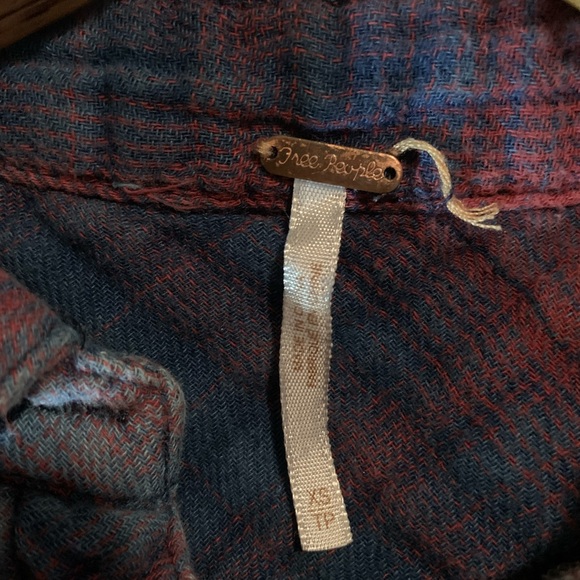 Free people flannel shacket - Picture 3 of 8
